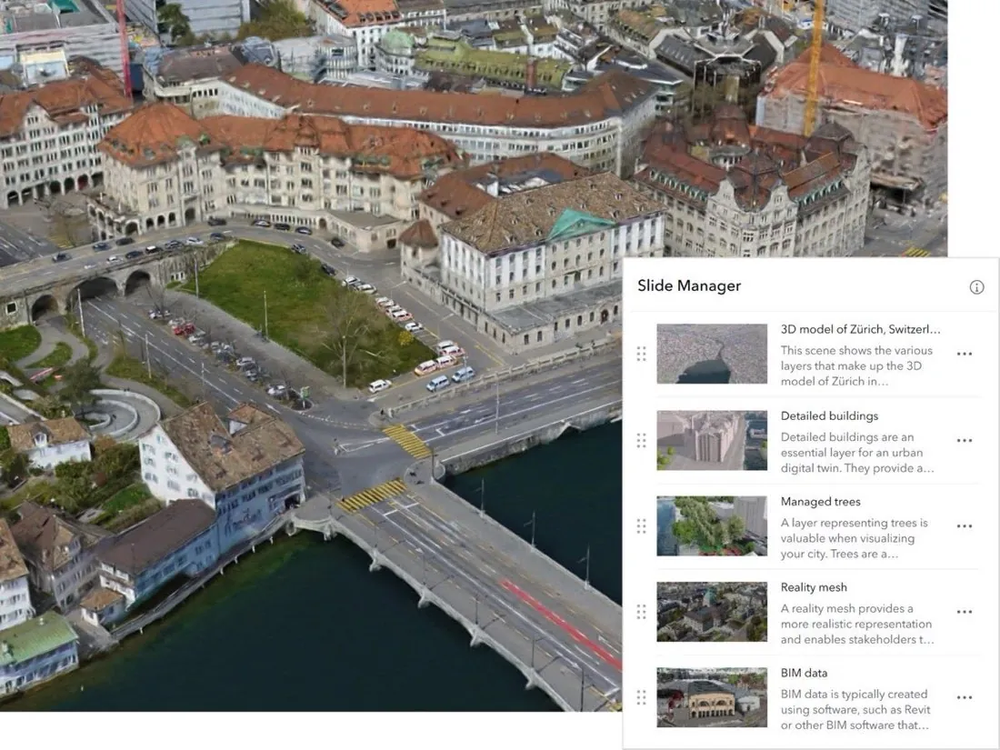 ArcGIS Online Scene Viewer — 3B kent modeli