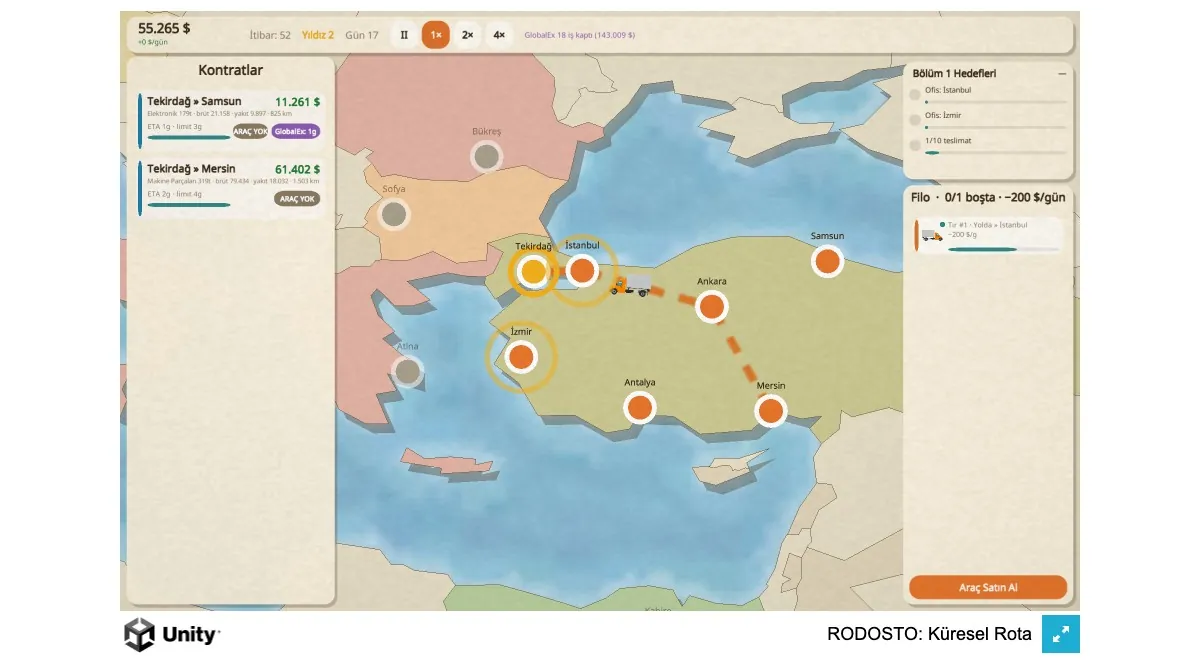Canlı taşıma haritası